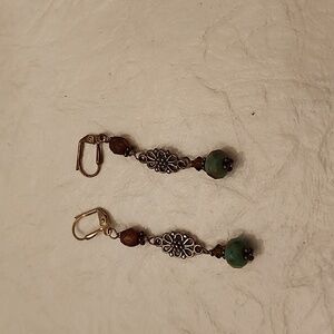 Mixed media earrings